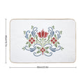 Scandinavian Flowers  Versatile Bath Mat