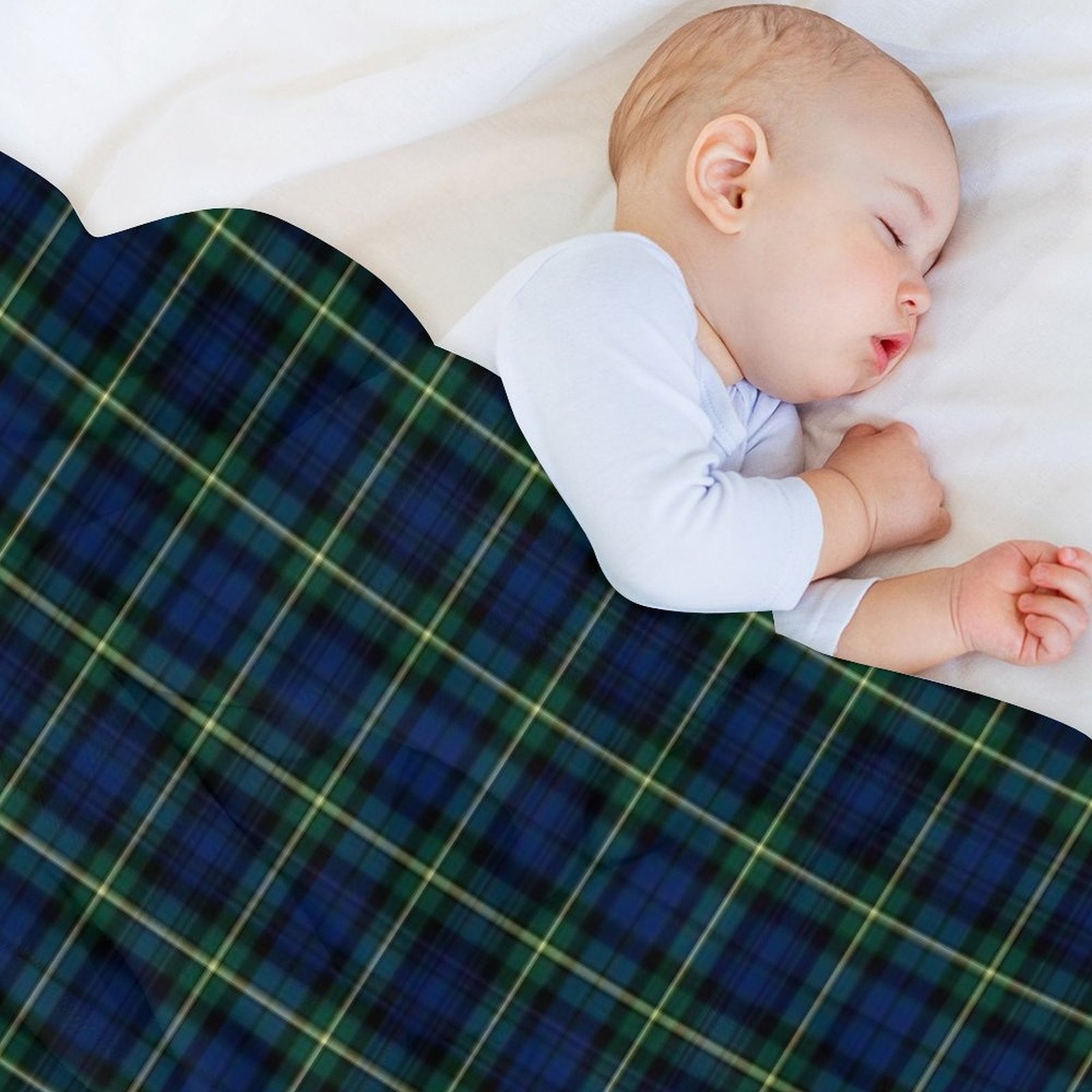 Clan Gordon Tartan Machine-washable Throw Blanket