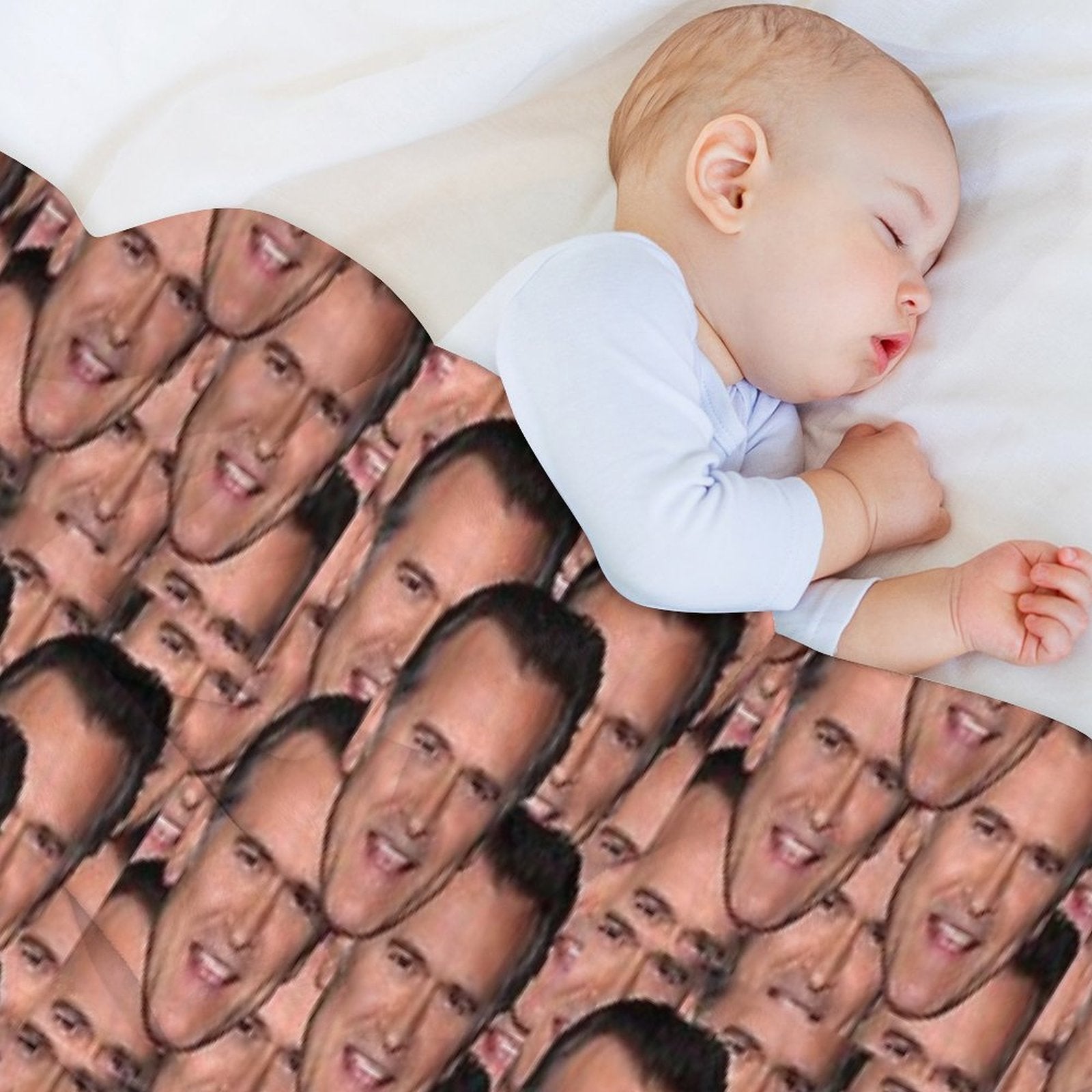 Bruce Campbell Evil Dead Head Shot Wrinkle-free Throw Blanket