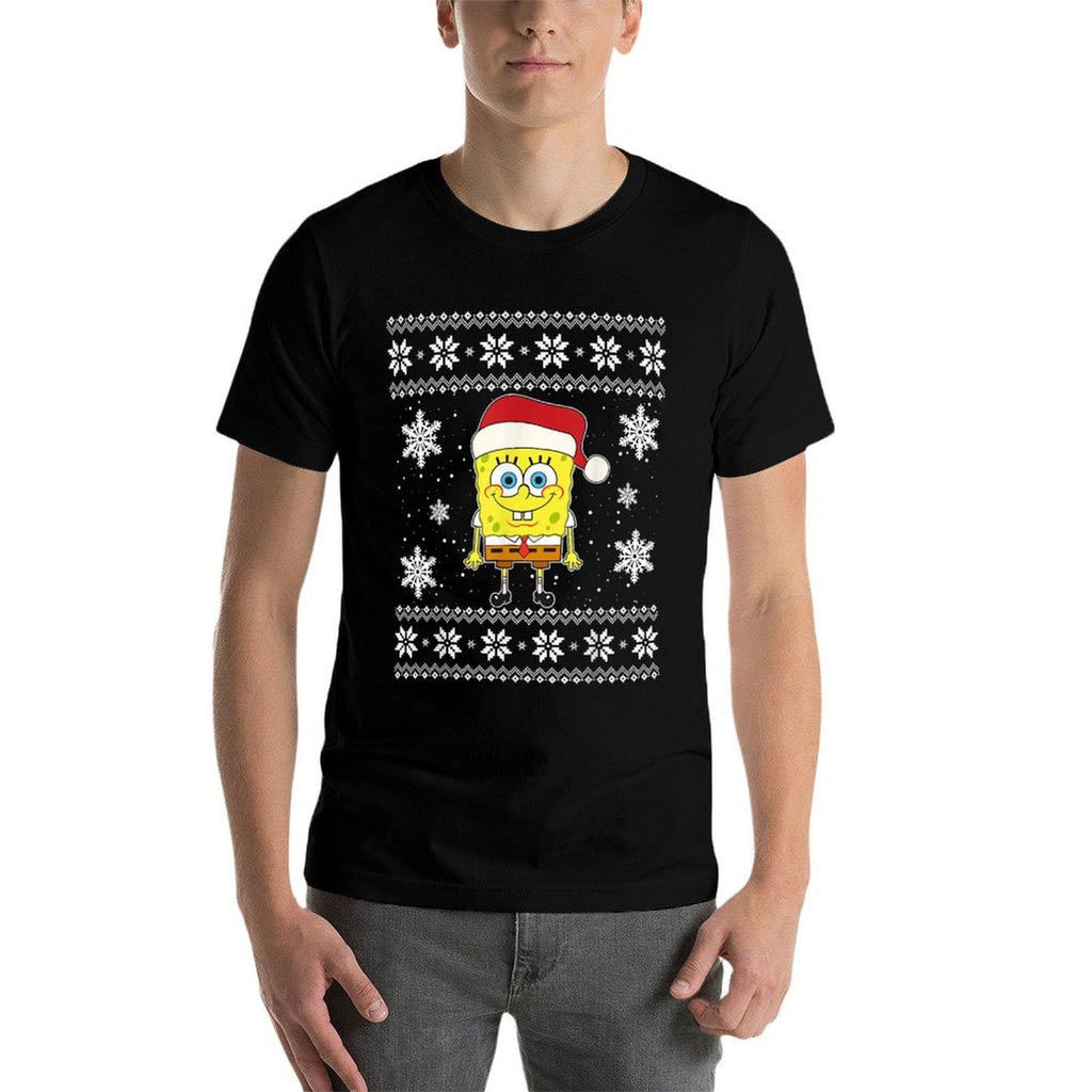 Mademark X SpongeBob SquarePants - Spongebob SquarePants Holiday Christmas Graphic  Easy-care T-Shirt