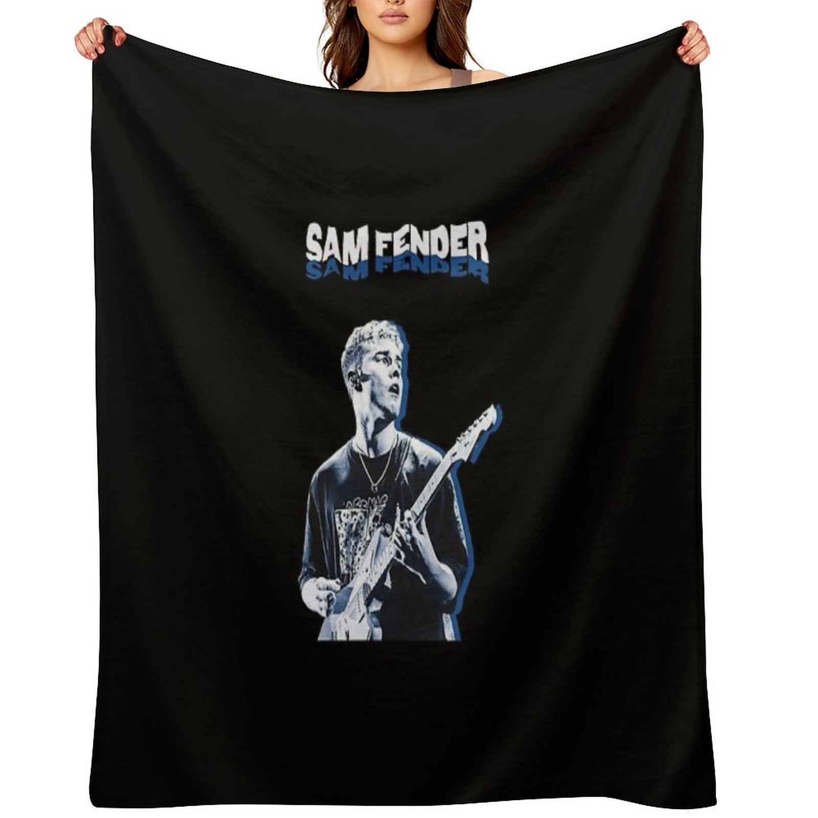 Sam Fender Wrinkle-free Throw Blanket