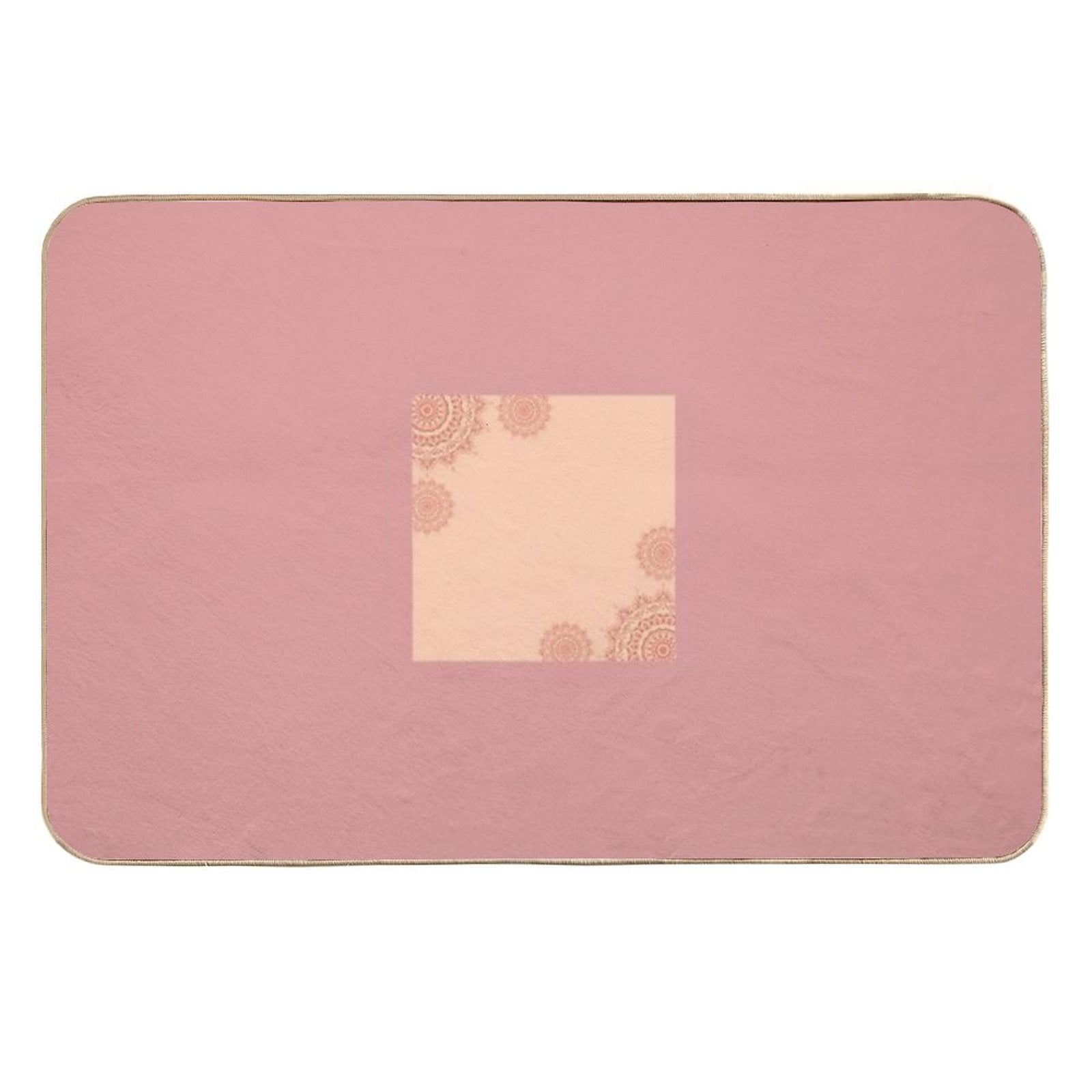 Mandala  Repositionable Bath Mat