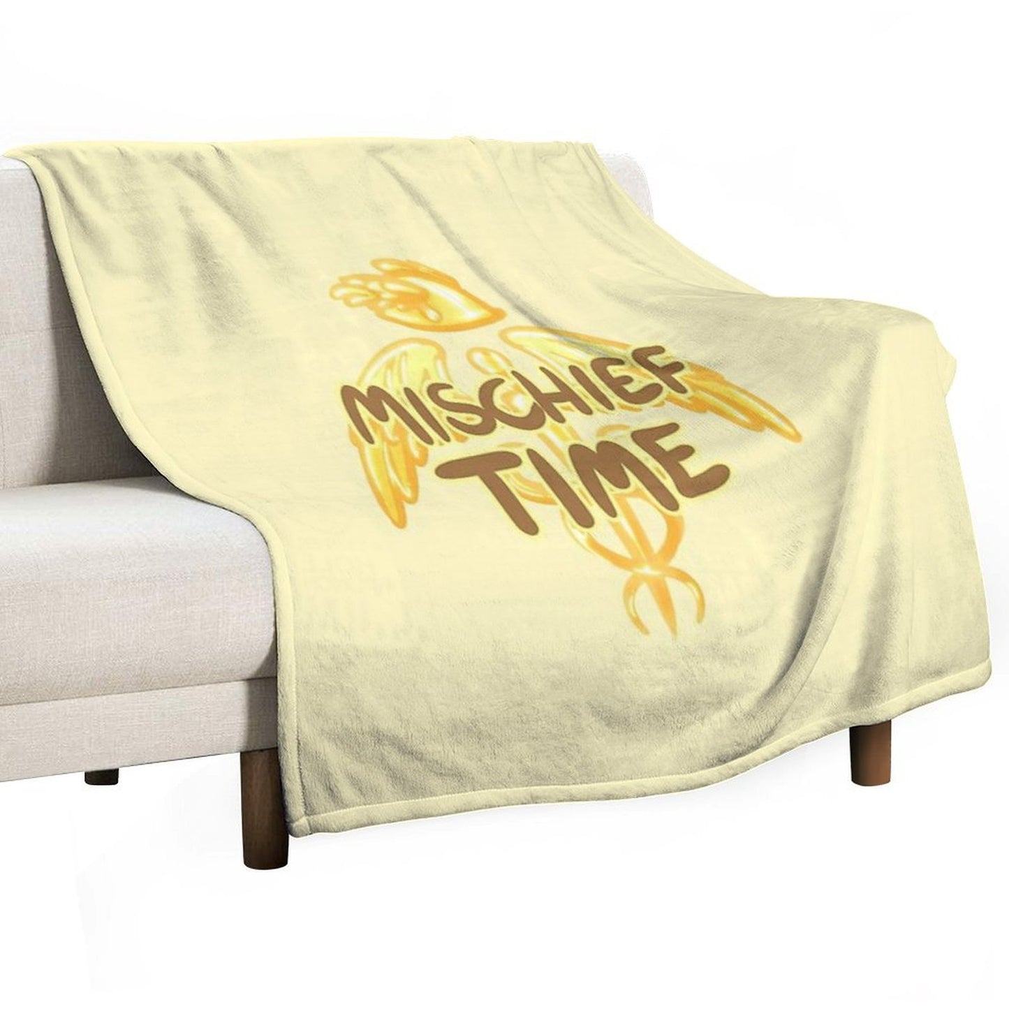 Mischief Time All-season Throw Blanket