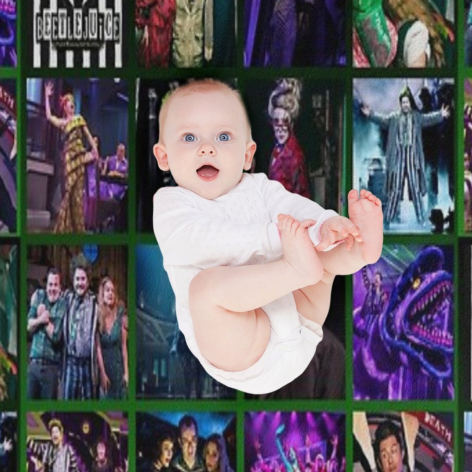 Beetlejuice Musical Wrinkle-free Throw Blanket
