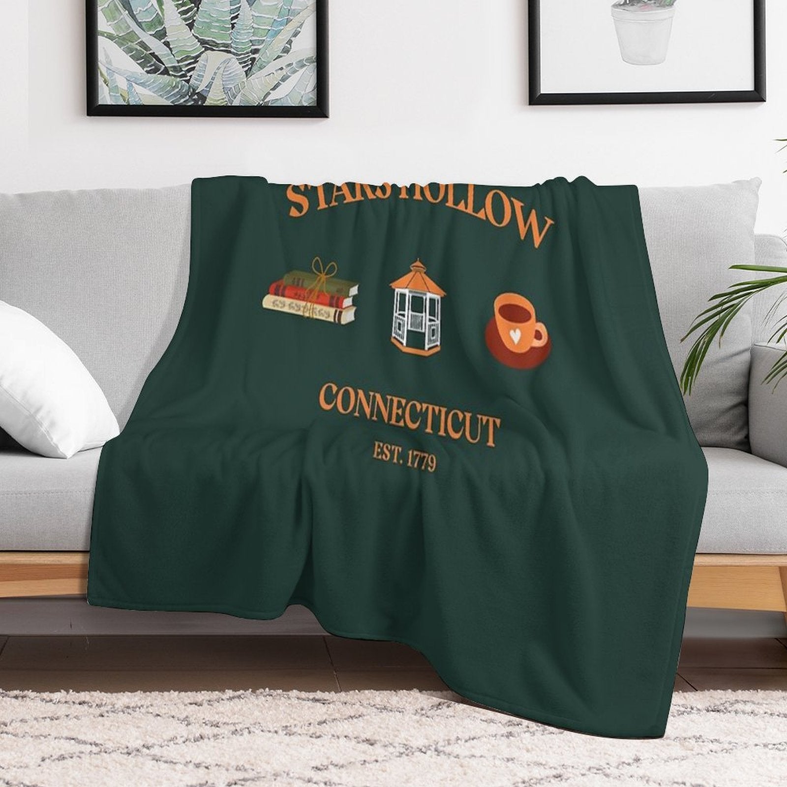 Stars Hollow Connecticut All-season Throw Blanket