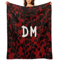 DeMo Violator Texture Black & Red Comfort Throw Blanket