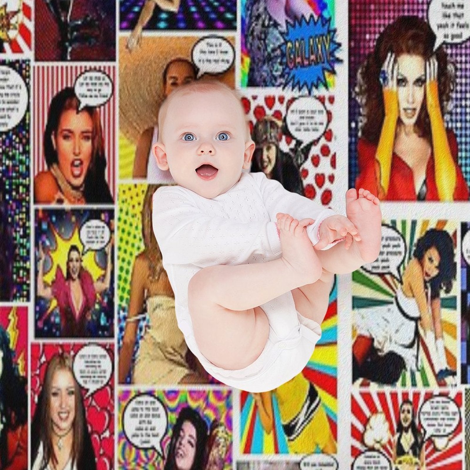 Dannii Minogue Goes Pow WOW #30 Compact Throw Blanket