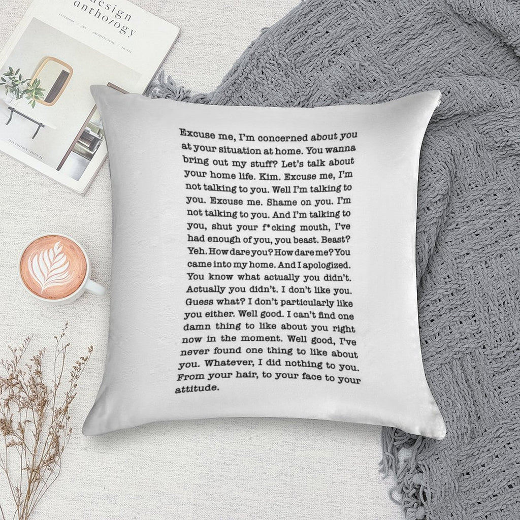 Kim Richards Vs Eileen Davidson RHOBH Soft Warmth Comfort Throw Pillow