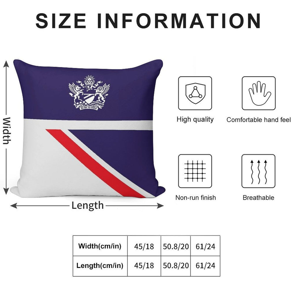 British Airways Landor Design Soft Easy Maintenance Throw Pillow