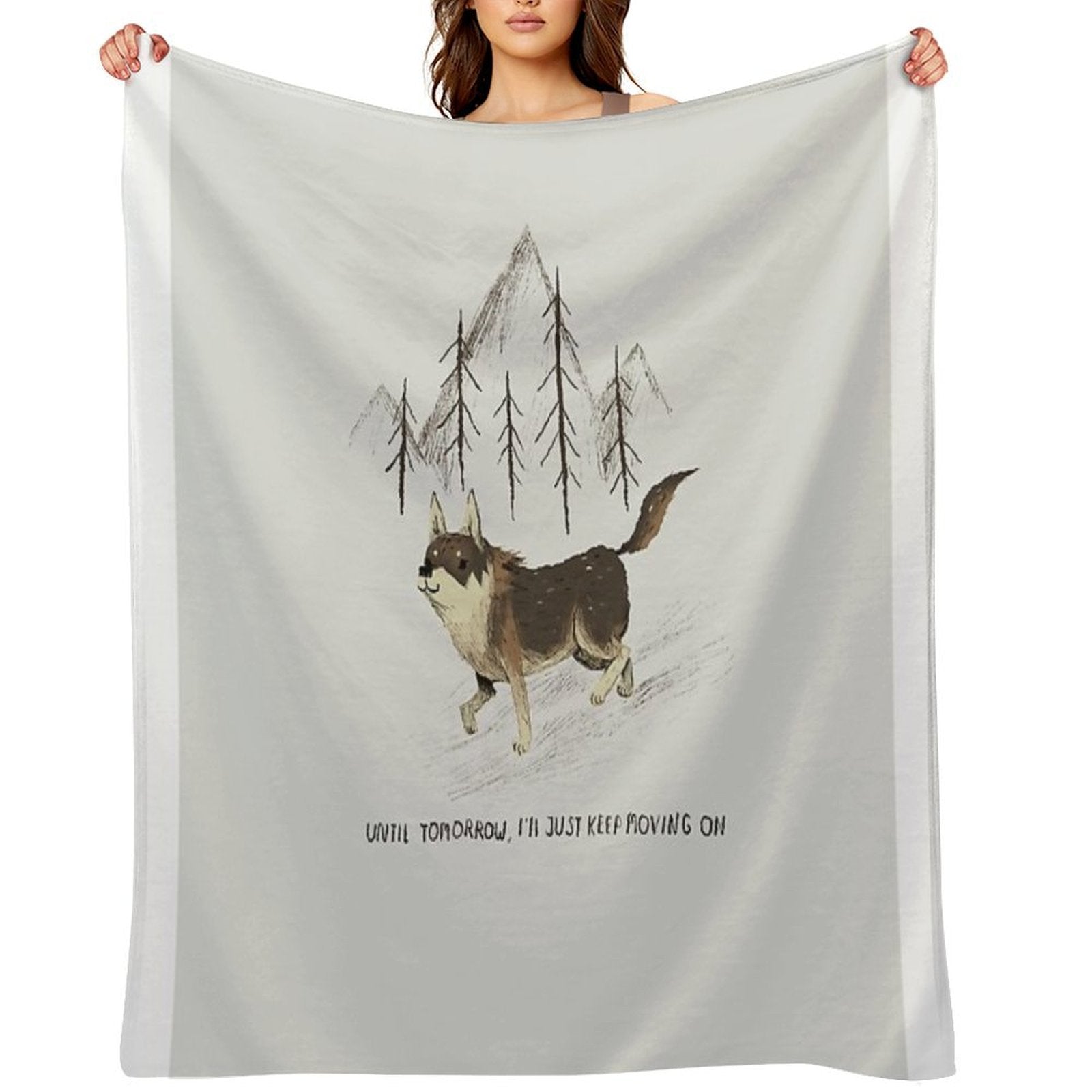 The Littlest Hobo Durable Throw Blanket