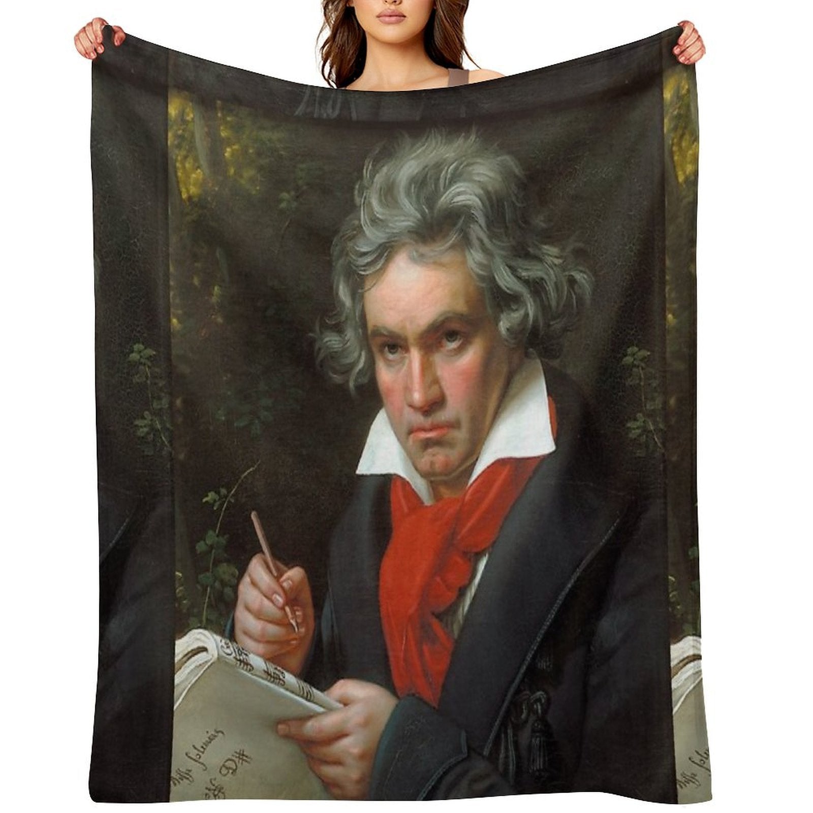 Ludwig Van Beethoven Lightweight Throw Blanket