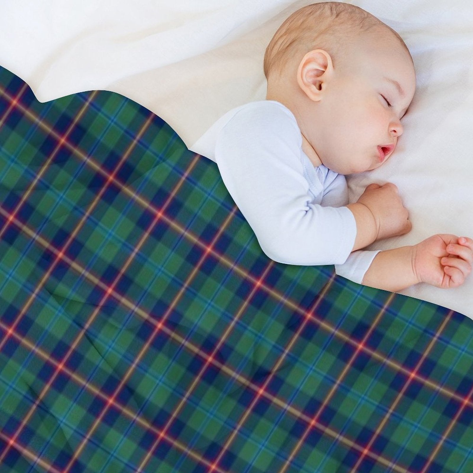 Clan Young Tartan Anti-pilling Throw Blanket