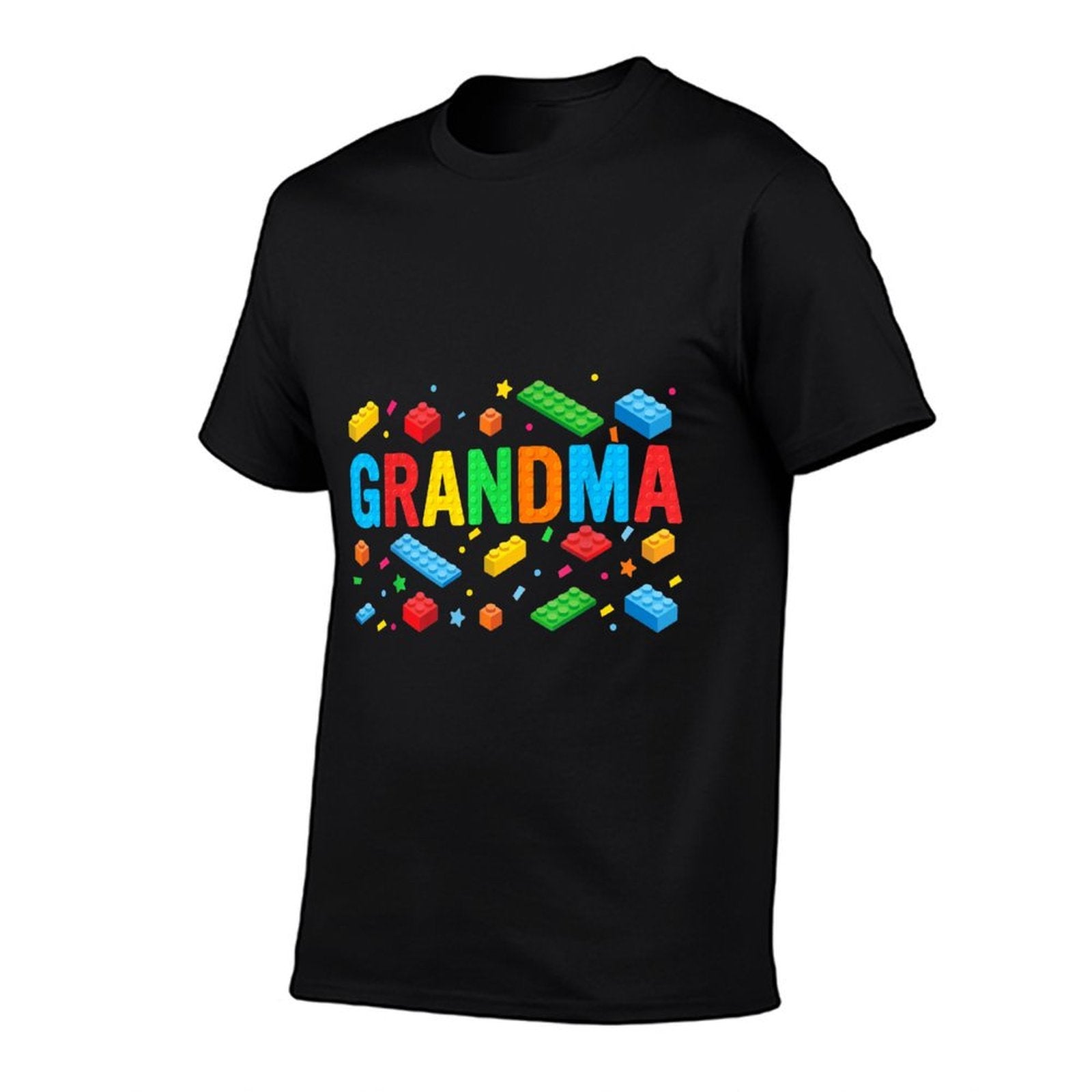 Grandma Master Builder Building Bricks Blocks Family Funny  Summer-ready Fabric T-Shirt