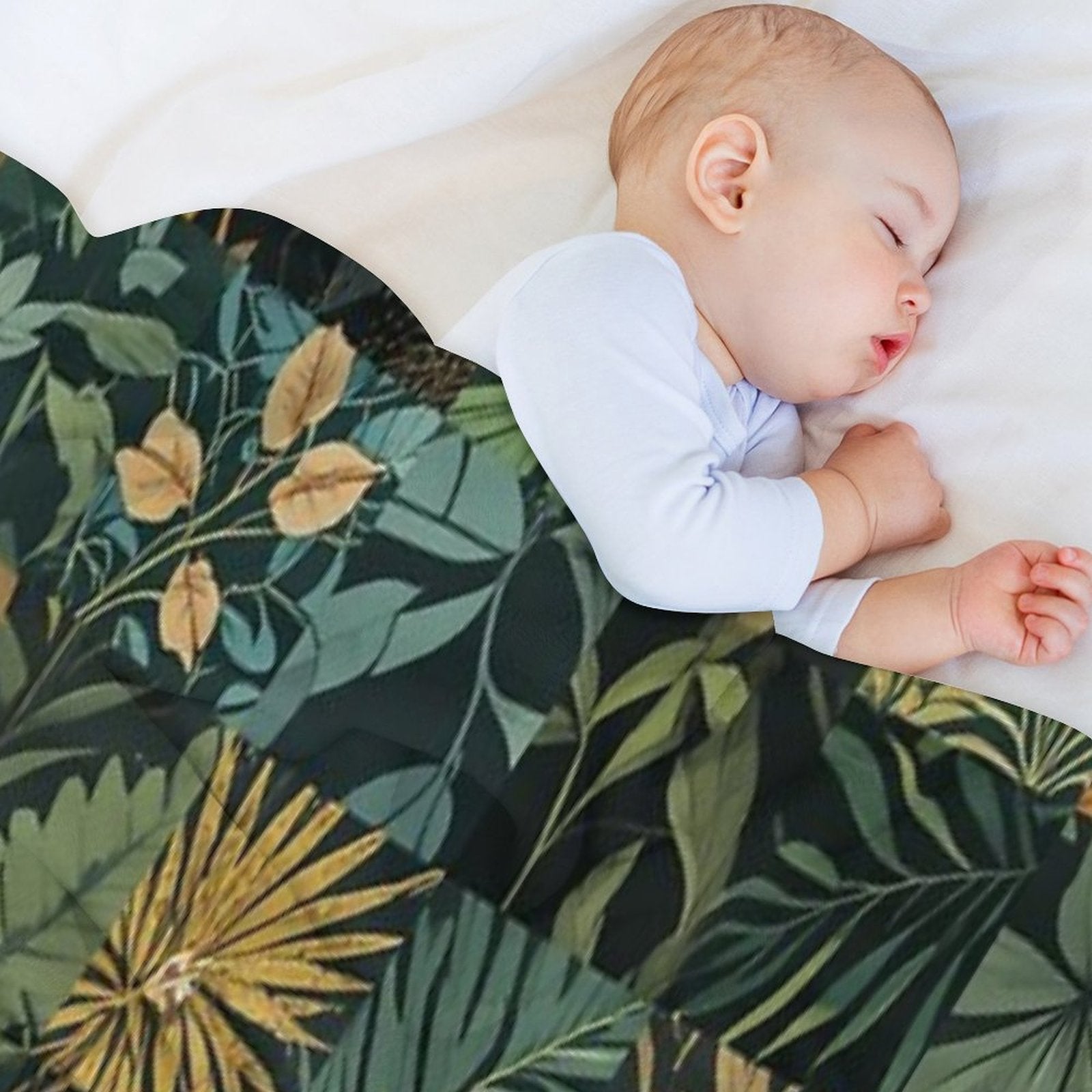Mixed Tropical Patterns Gift-ready Throw Blanket