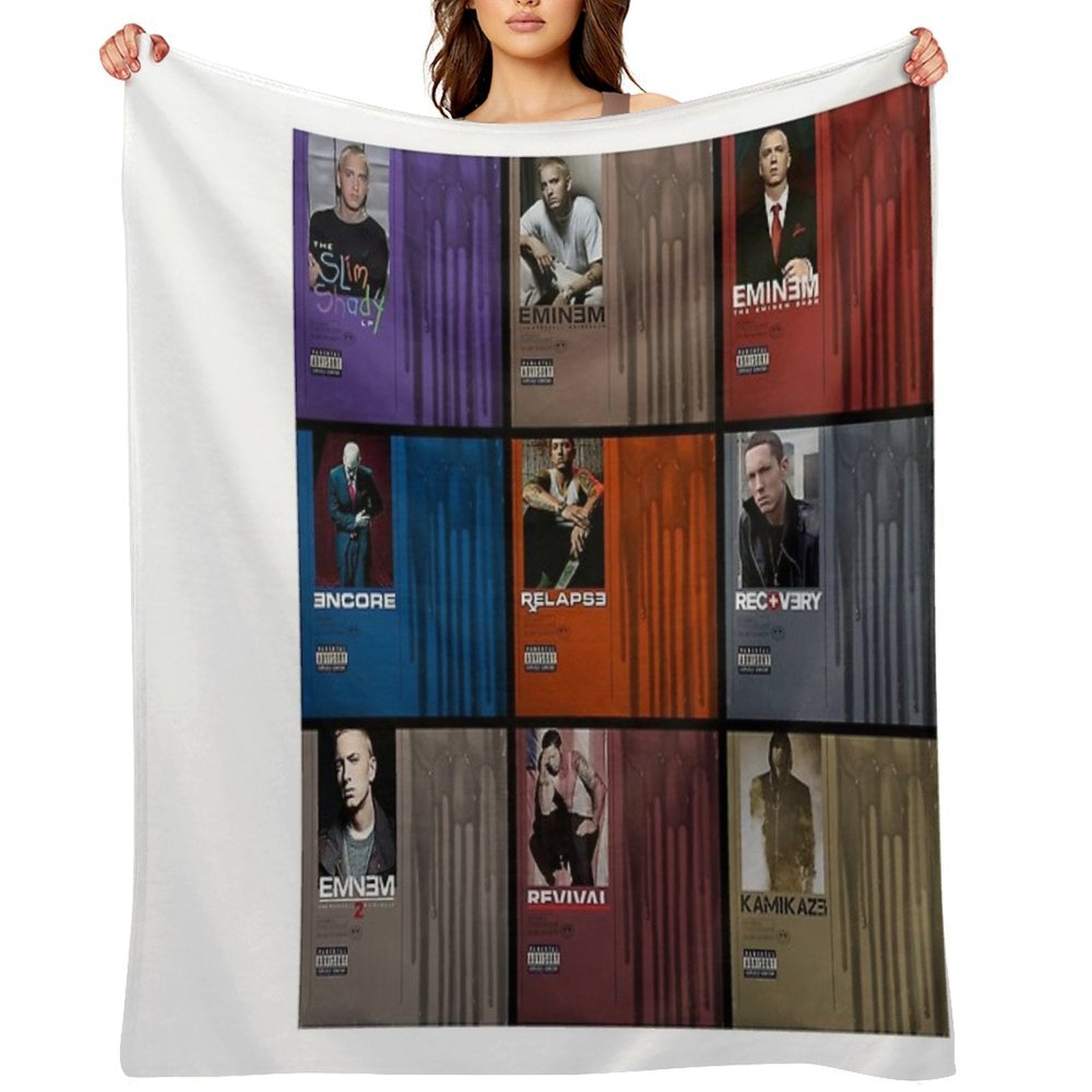 Collage Album Rapper Travel-friendly Throw Blanket