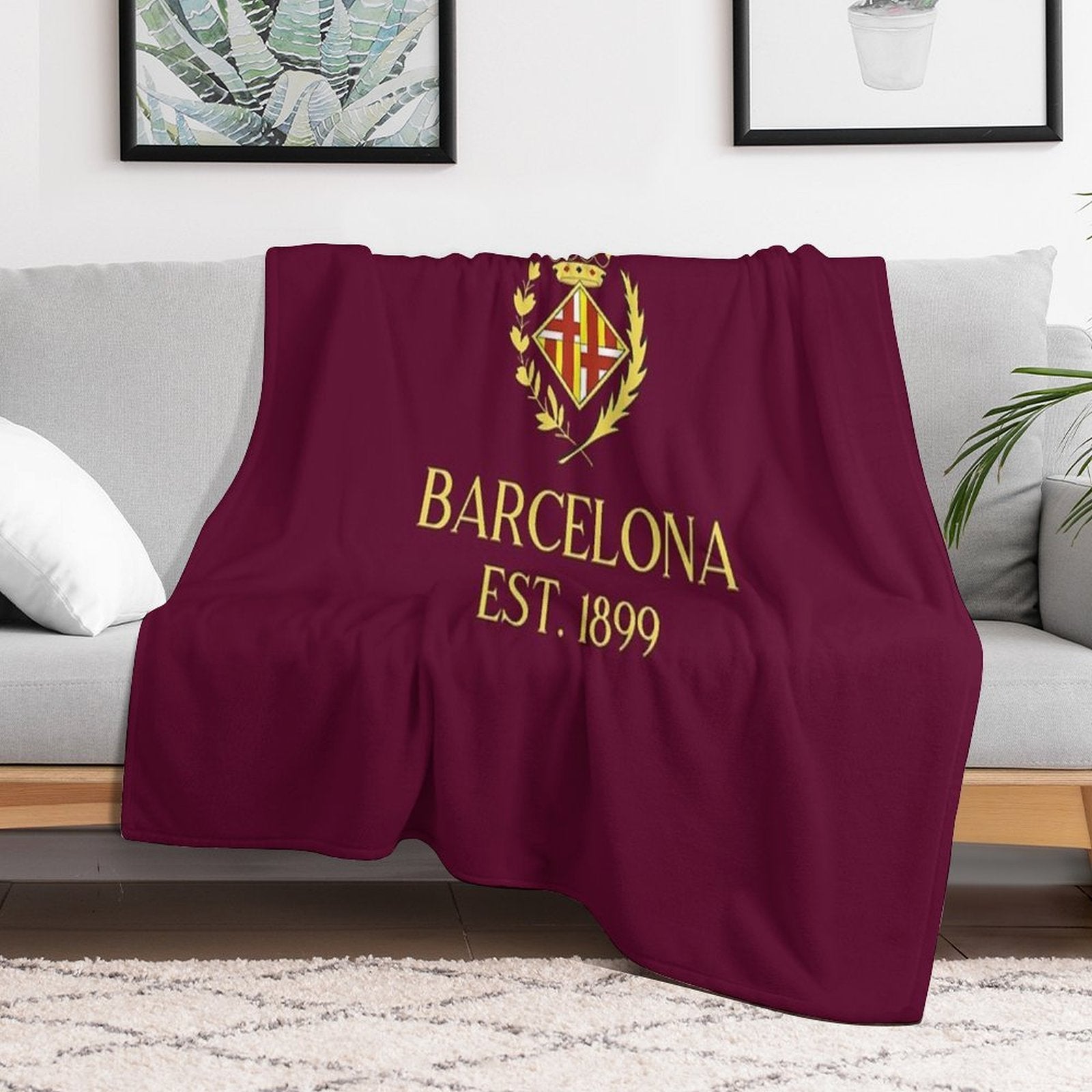 Barcelona Easy Care Throw Blanket