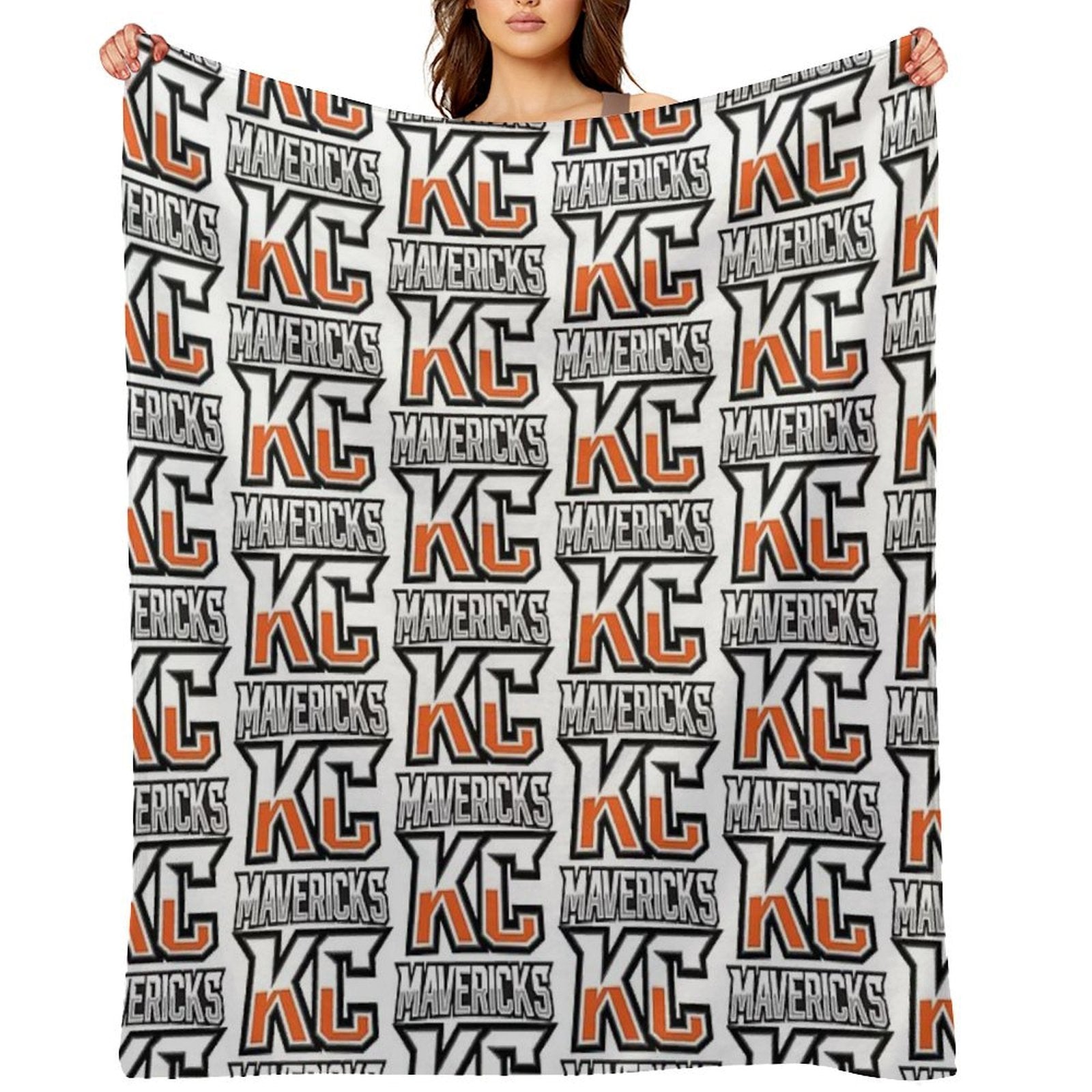 Kansas City Mavericks Plush Throw Blanket