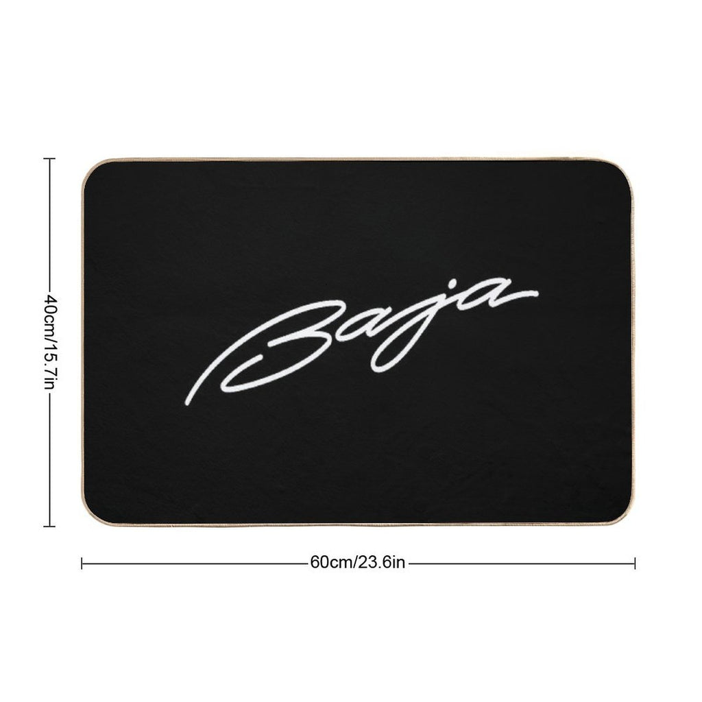 Baja Symbol  Odorless Bath Mat