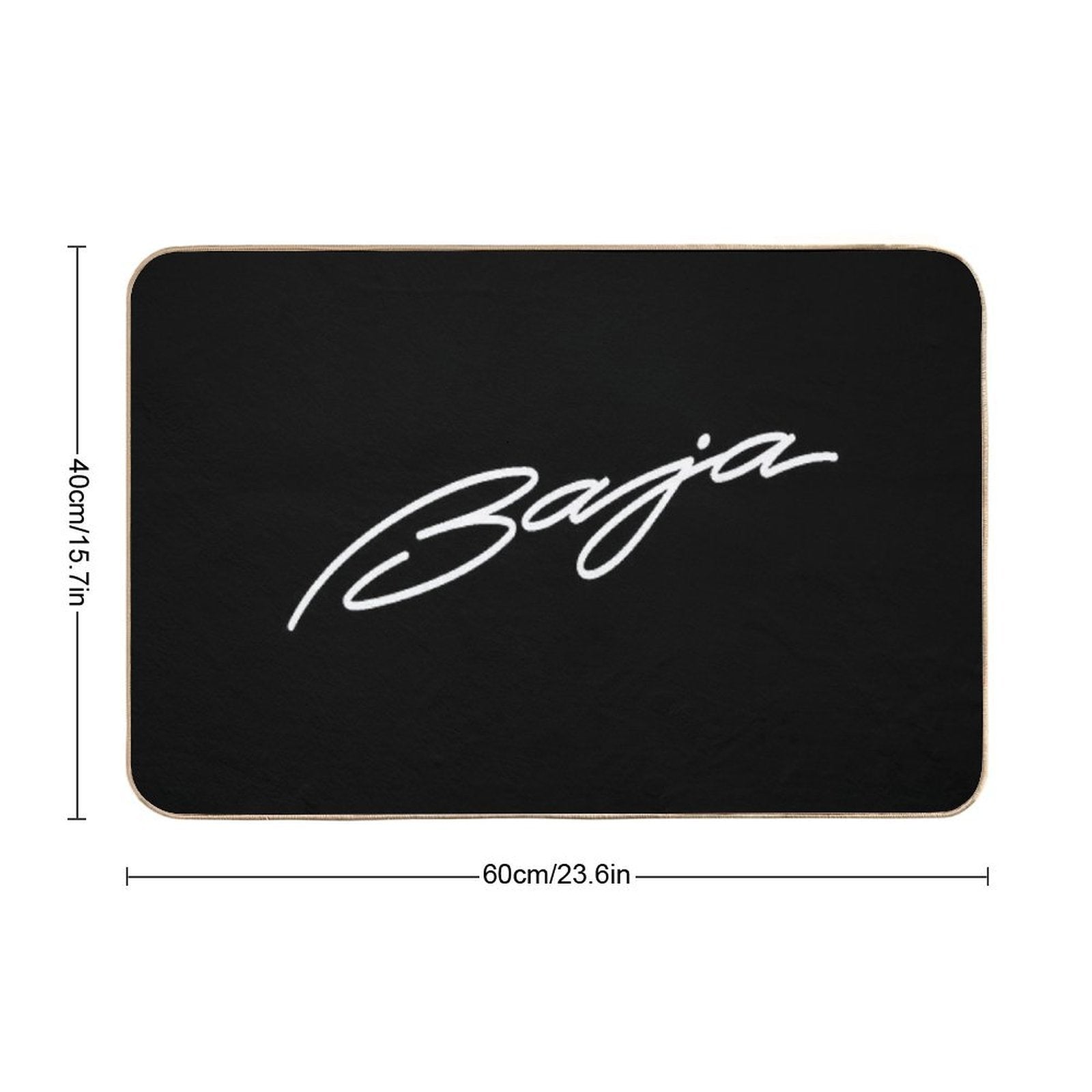 Baja Symbol  Odorless Bath Mat