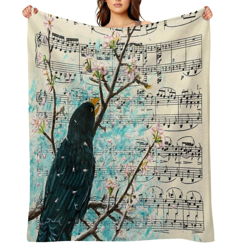 Blackbird Multi-functional Throw Blanket
