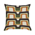 Mid-Century Modern Meets 1970s Soft Gift Ready Throw Pillow