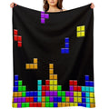 Retro Game Pattern Machine-washable Throw Blanket