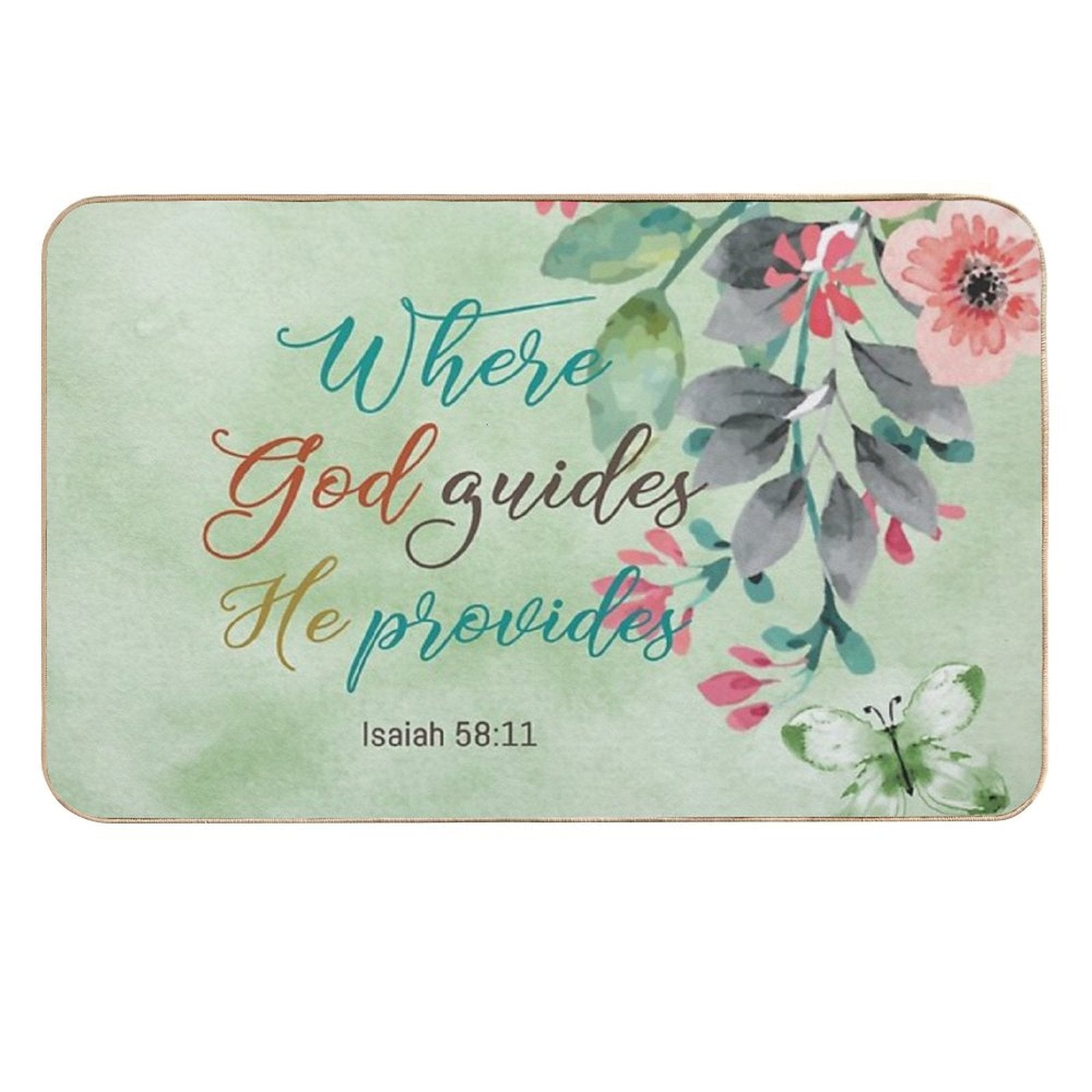 Isaiah 5811  Easy Maintenance Bath Mat