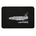 English Electric Lightning (74 Sqd RAF)  Fade-Resistant Bath Mat