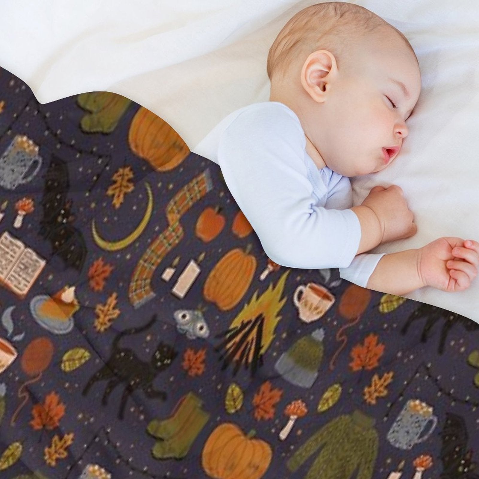 Autumn Nights Comfort Throw Blanket