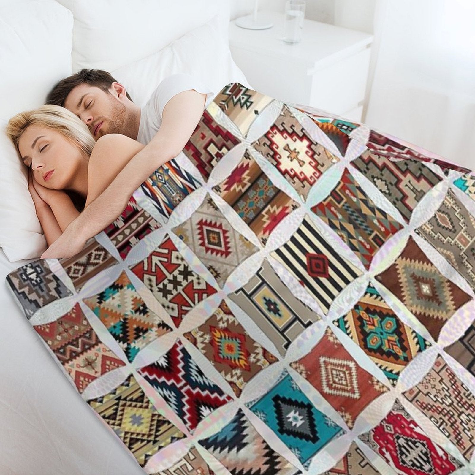 Navajo Pillows Lightweight Throw Blanket