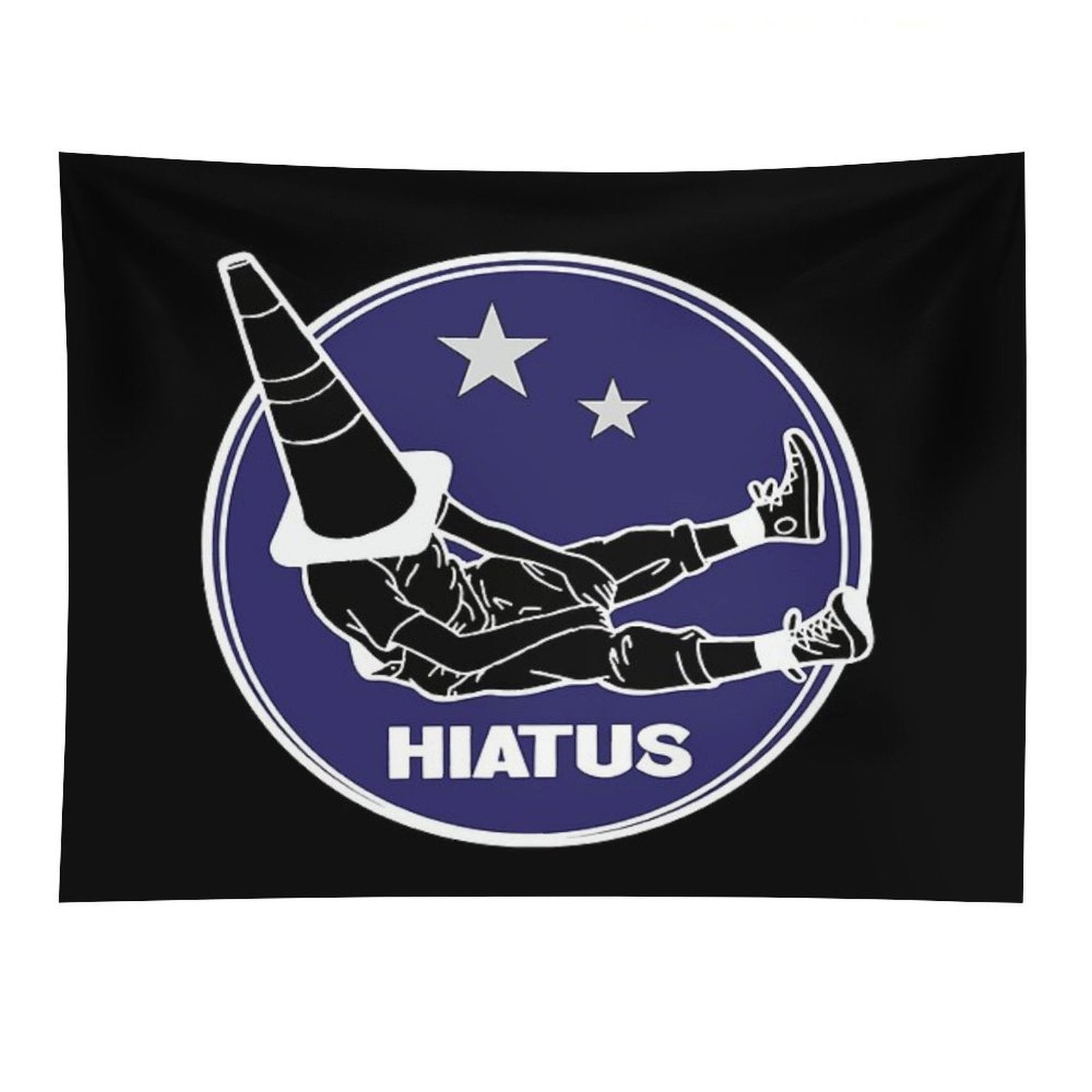 Cone Face Hiatus Logo Tapestry