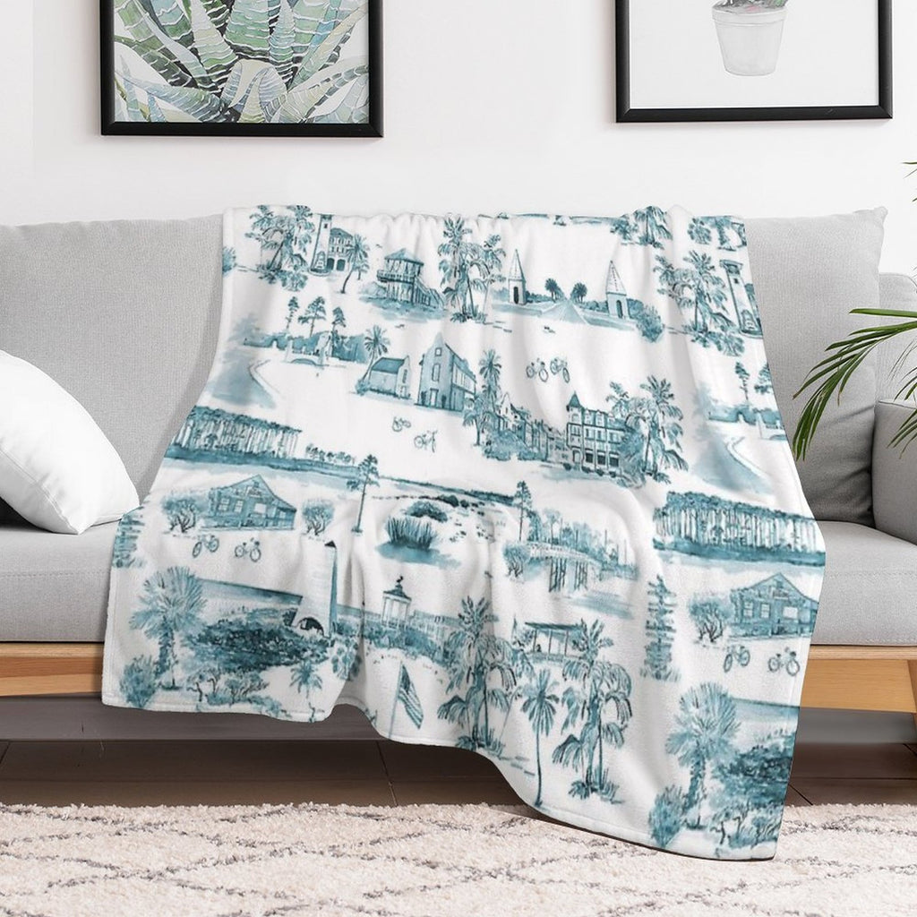 Toile 30A Lightweight Throw Blanket