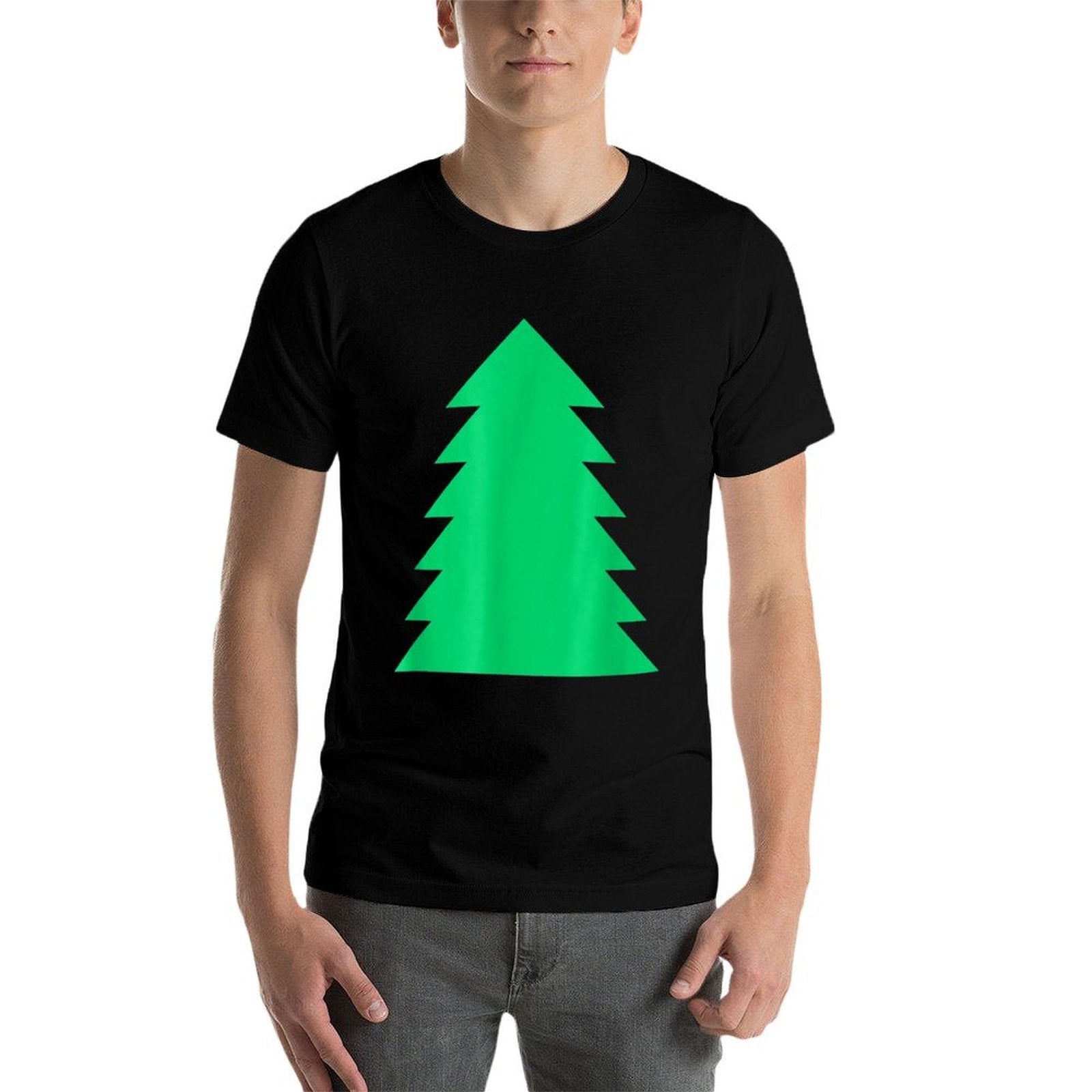 Green Natural Pine Tree Christmas Tree  Vintage-inspired T-Shirt