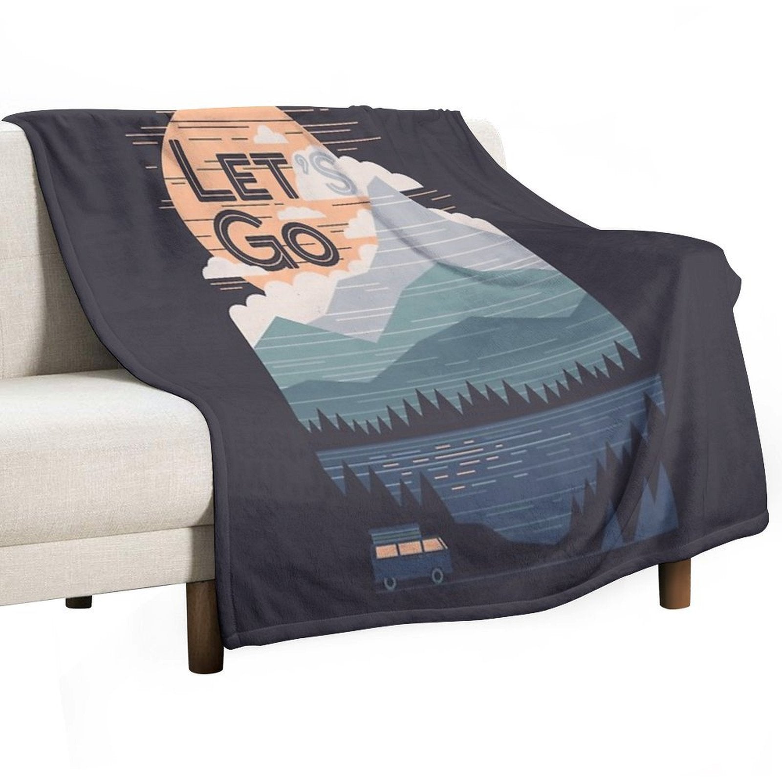 Let's Go Comfort Throw Blanket
