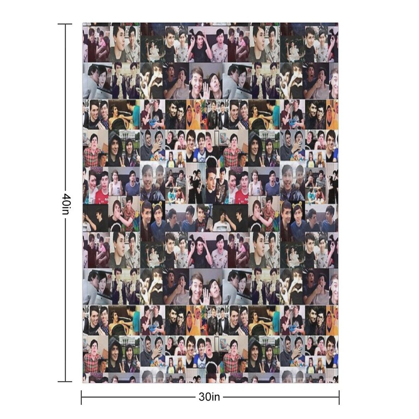 Dan And Phil! Durable Throw Blanket