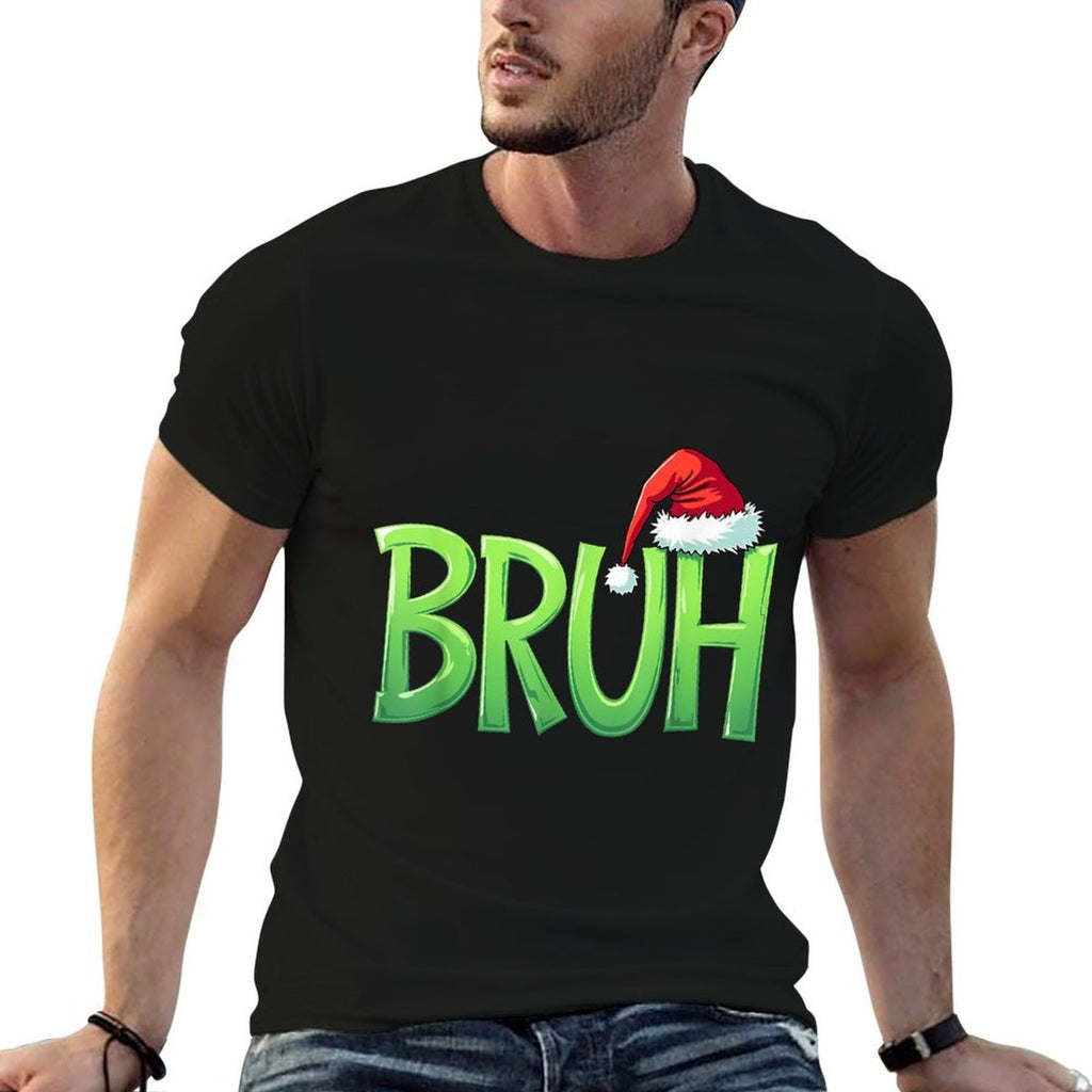 Bruh Christmas Kidsns Boys Funny Christmas Humor Meme  Moisture-wicking T-Shirt
