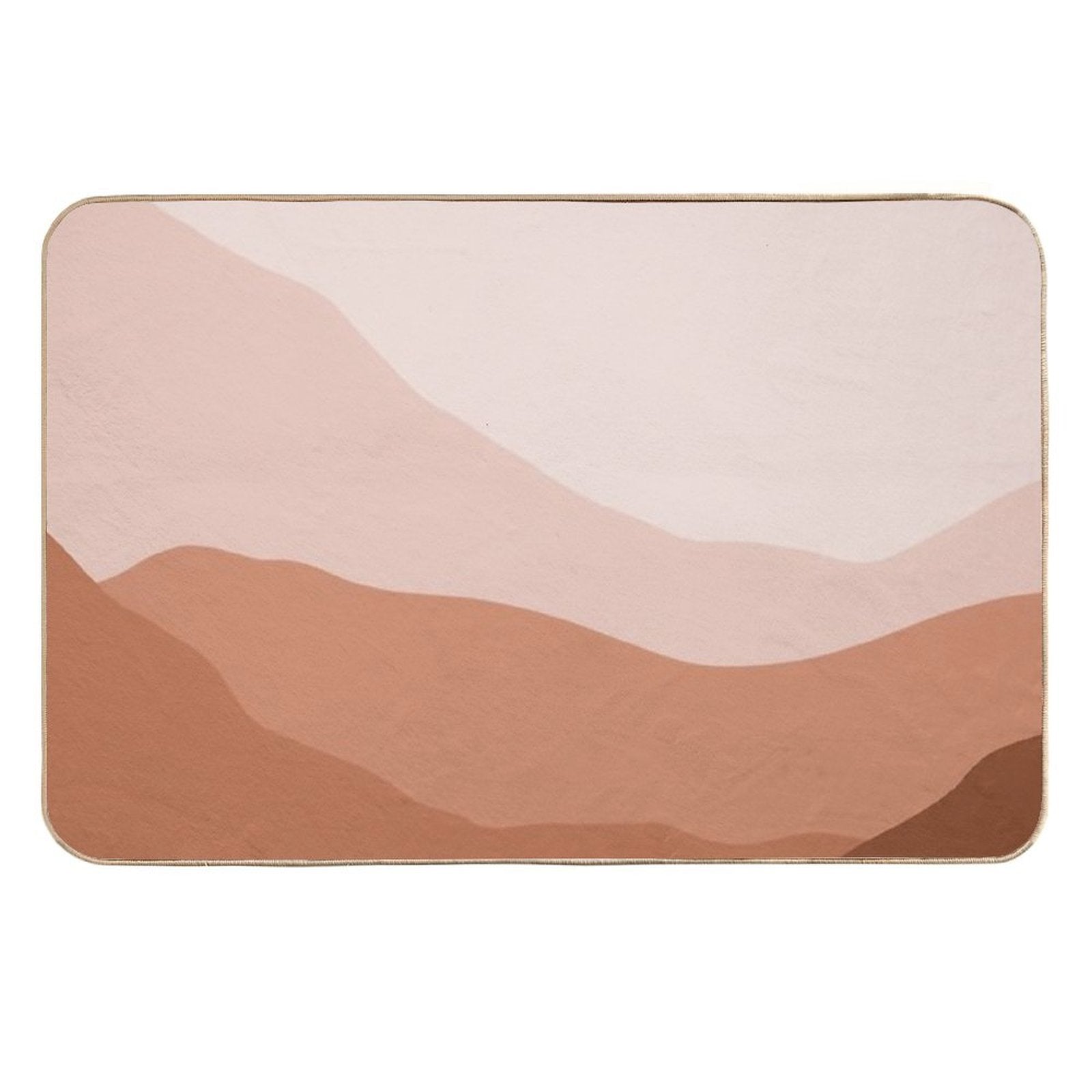 Pink Landscape  Long-Lasting Bath Mat
