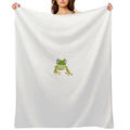 Froggy Easy Care Throw Blanket