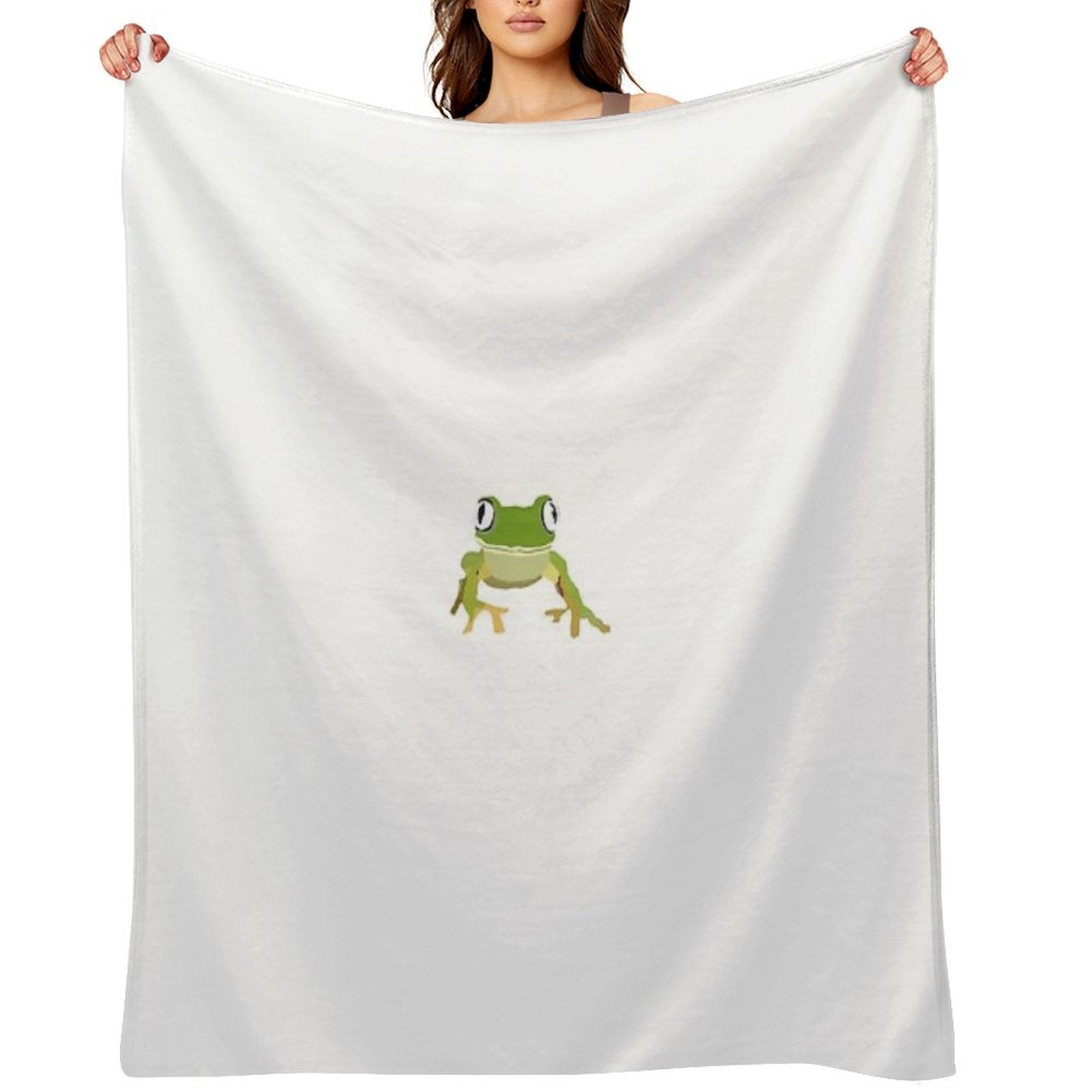 Froggy Easy Care Throw Blanket