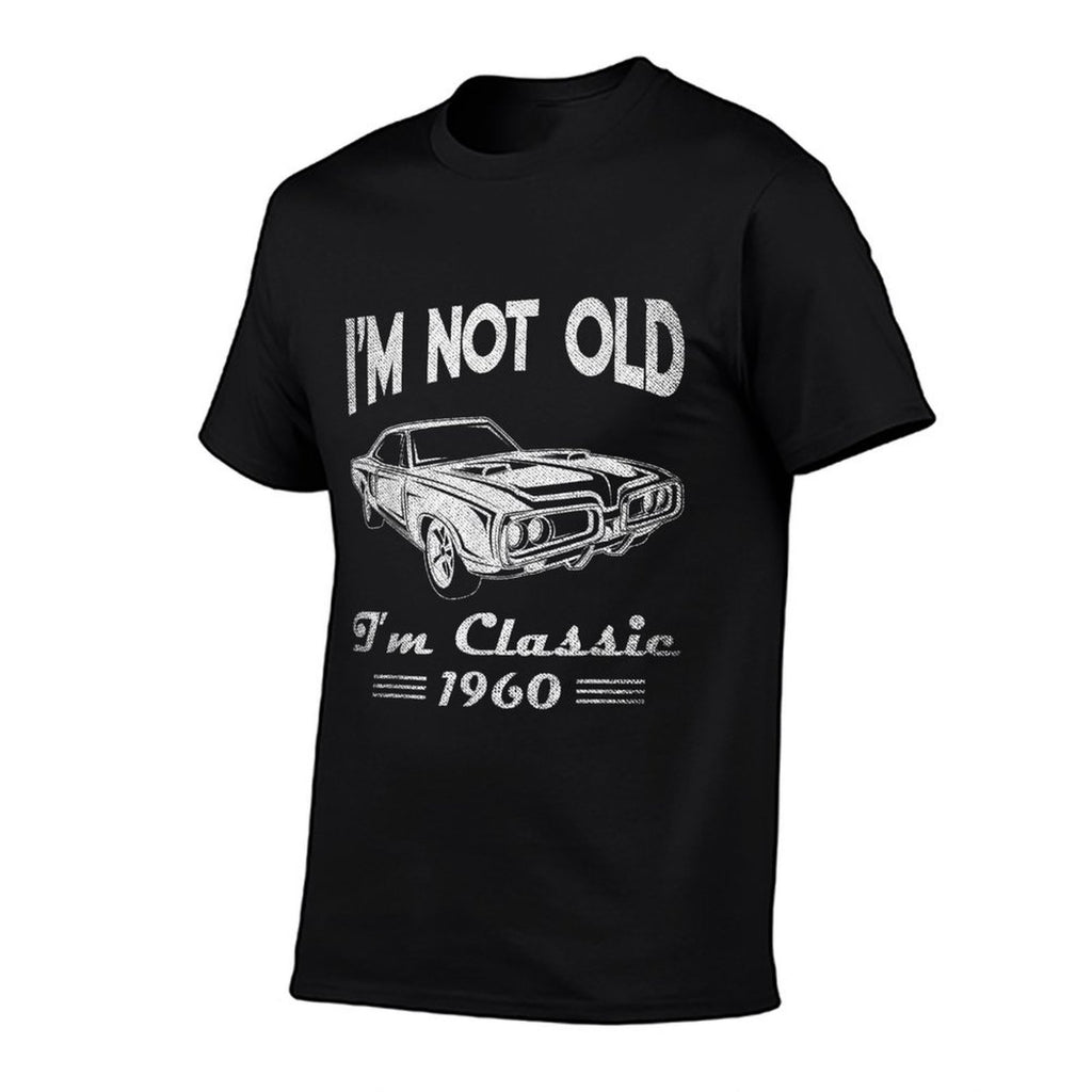 60th Birthday Ts For Men - Classic Car 1960  Heathered Texture T-Shirt