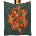 Corn Snake Sweetie Shrink-resistant Throw Blanket