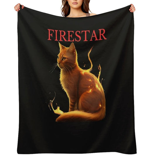 Warrior Cats - Firestar Lightweight Throw Blanket