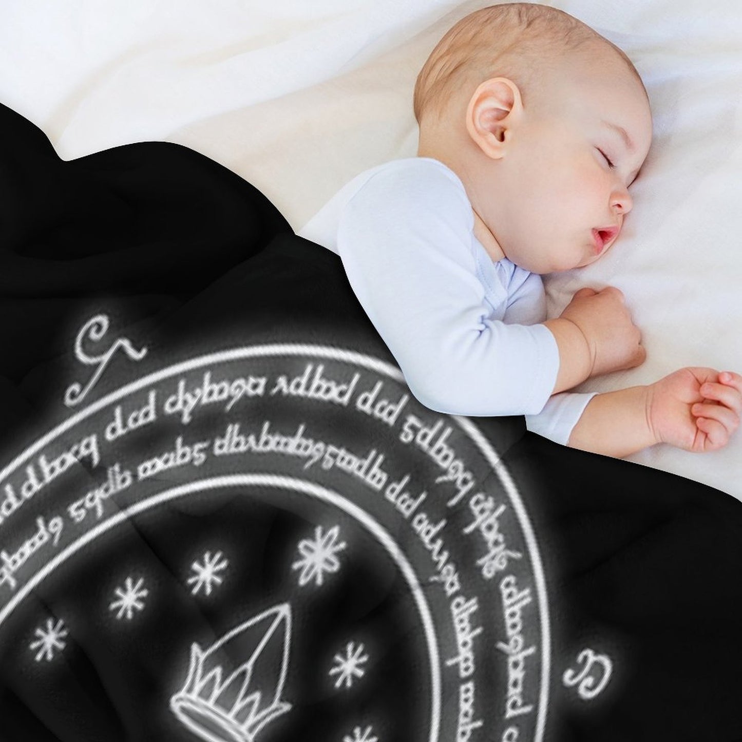 Mines of Moria Door Velvety-soft Throw Blanket