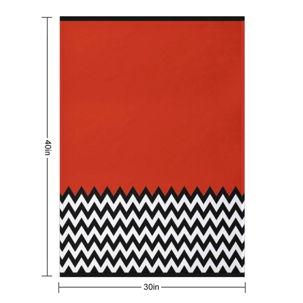 Black Lodge (Twin Peaks) Inspired Graphic Compact Throw Blanket