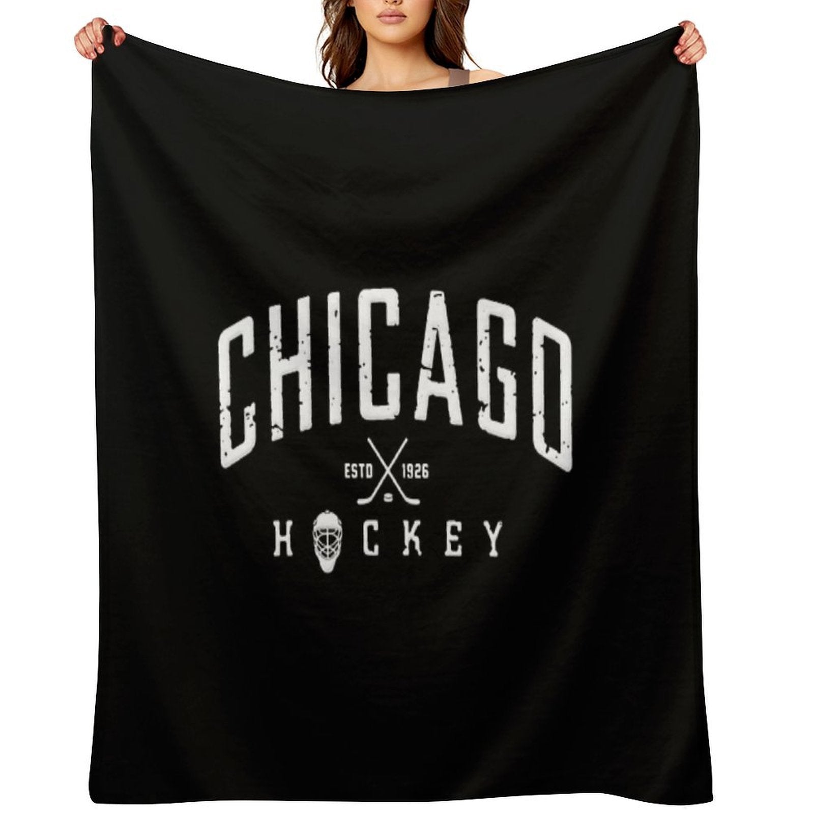 Chicago Blackhawks Hockey Velvety-soft Throw Blanket