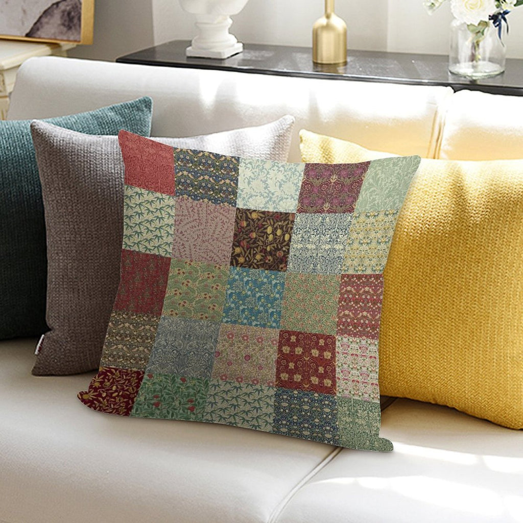 William Morris Pattern Collection Soft Ultra-Soft Texture Throw Pillow