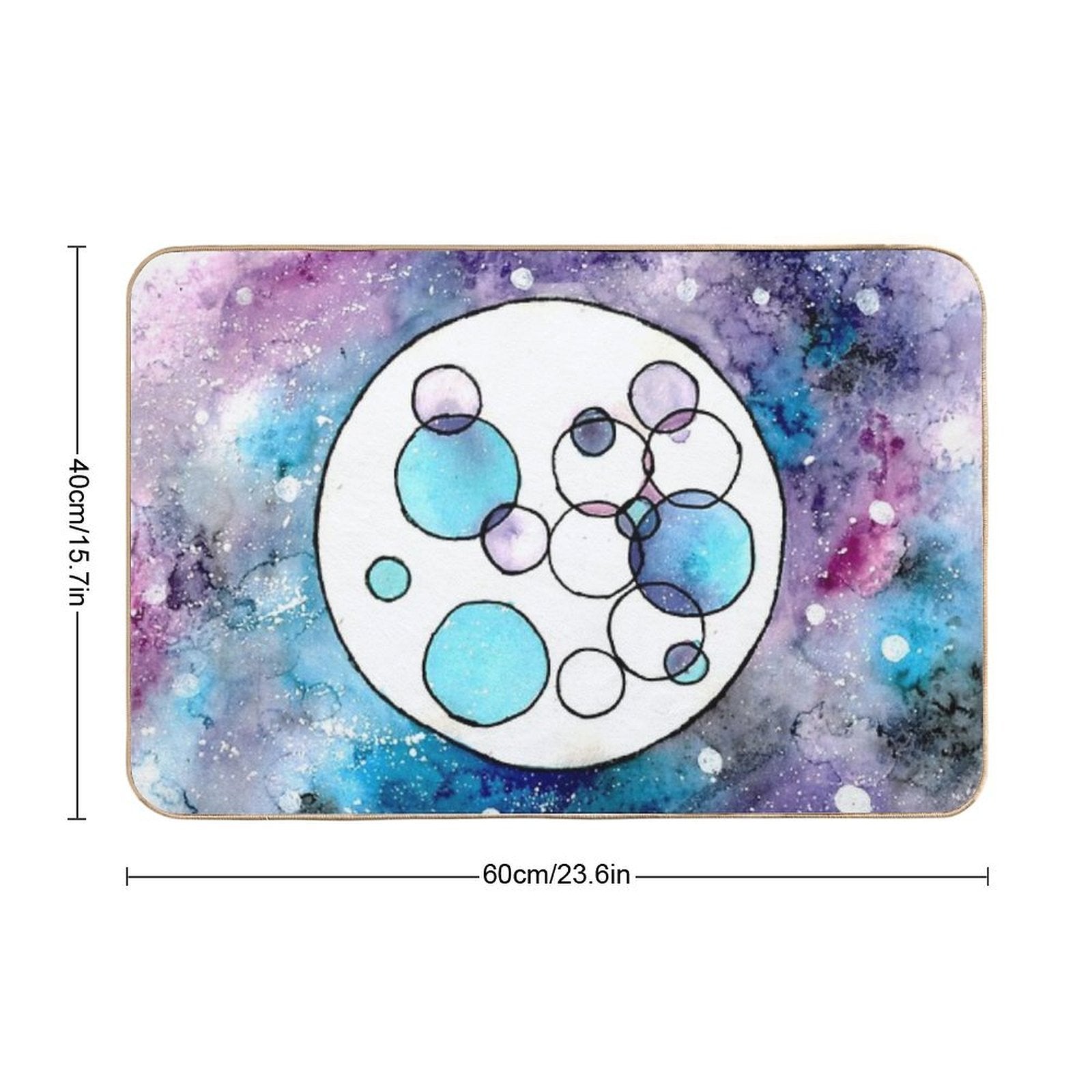 Moon  Dirt-Trapping Bath Mat