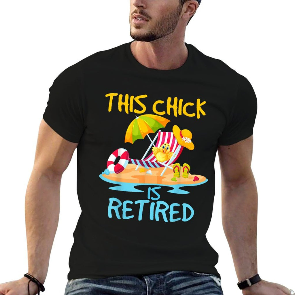 This Chick Is Retired Women Retirement  Wrinkle-resistant T-Shirt