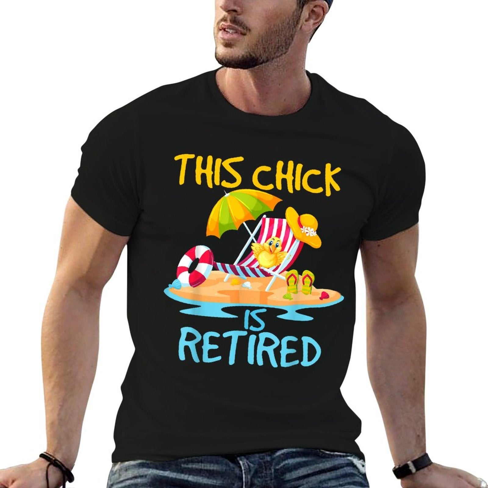 This Chick Is Retired Women Retirement  Wrinkle-resistant T-Shirt