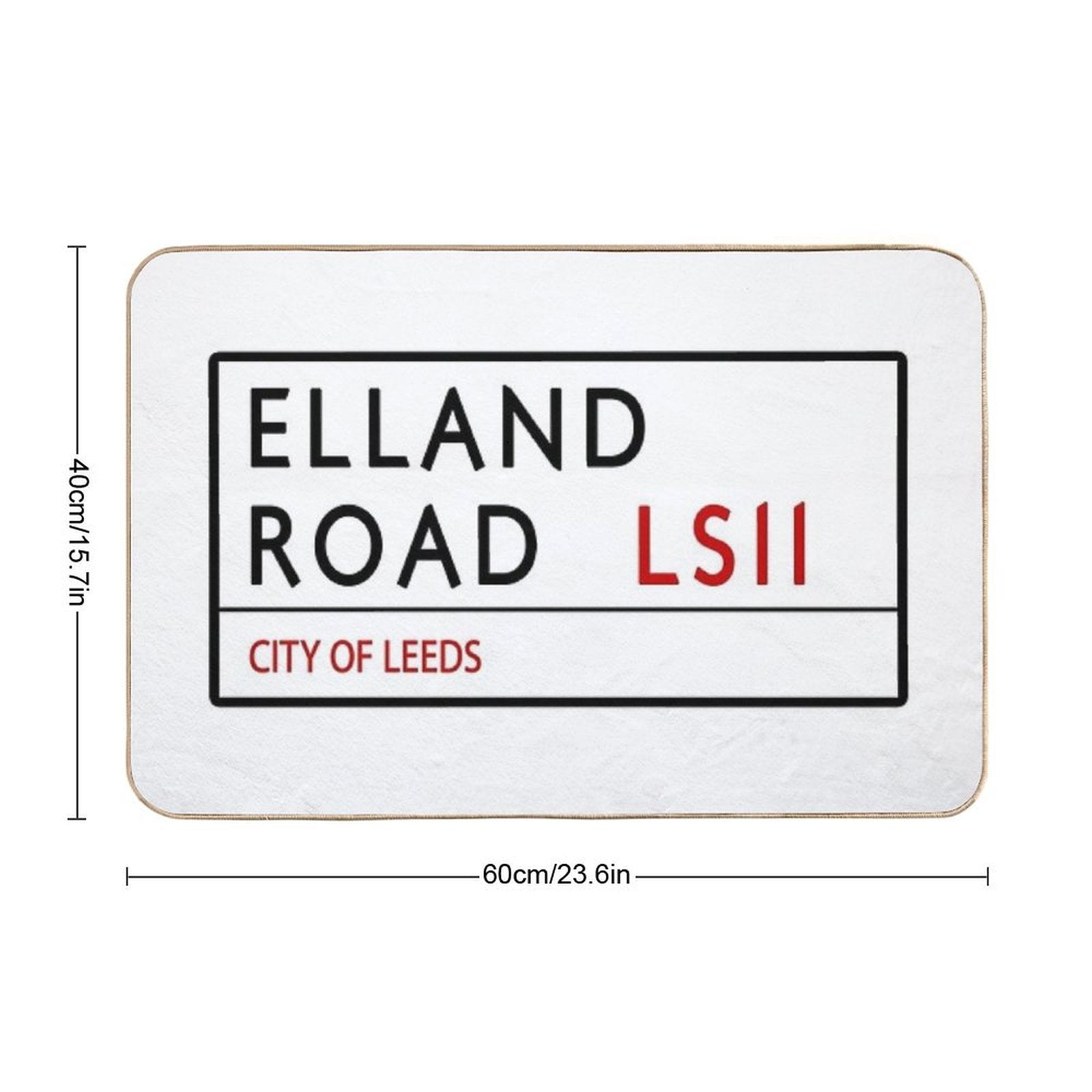 Elland Road  Slip-Resistant Bath Mat